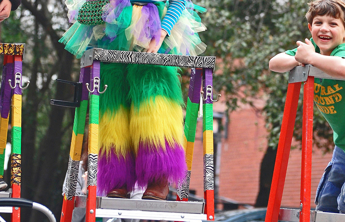 Mardi Gras ladders